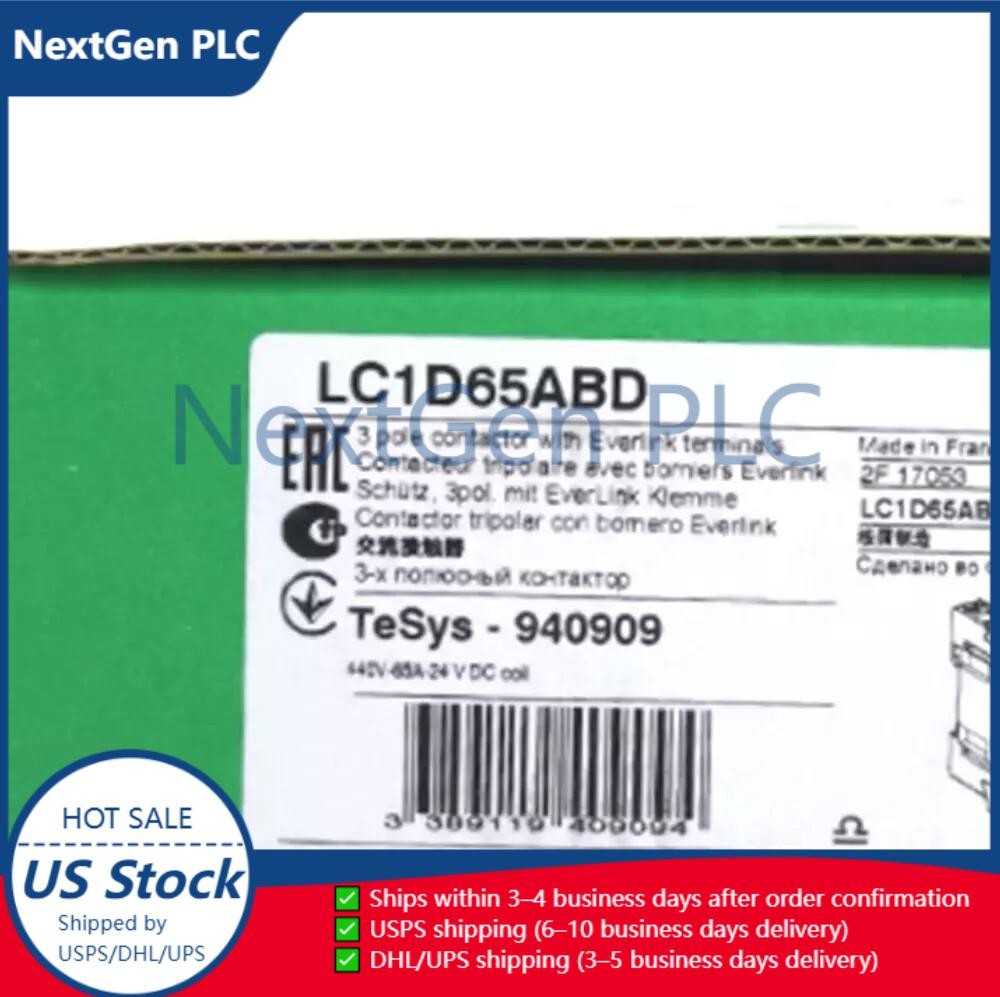1PC Schneider LC1D65ABD Contactor 65A New In Box Fast Shipping