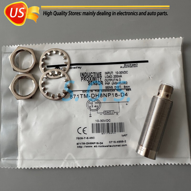 NEW 871TM-DH8NP18-D4 For Allen-Bradley Proximity Switch 871TMDH8NP18D4