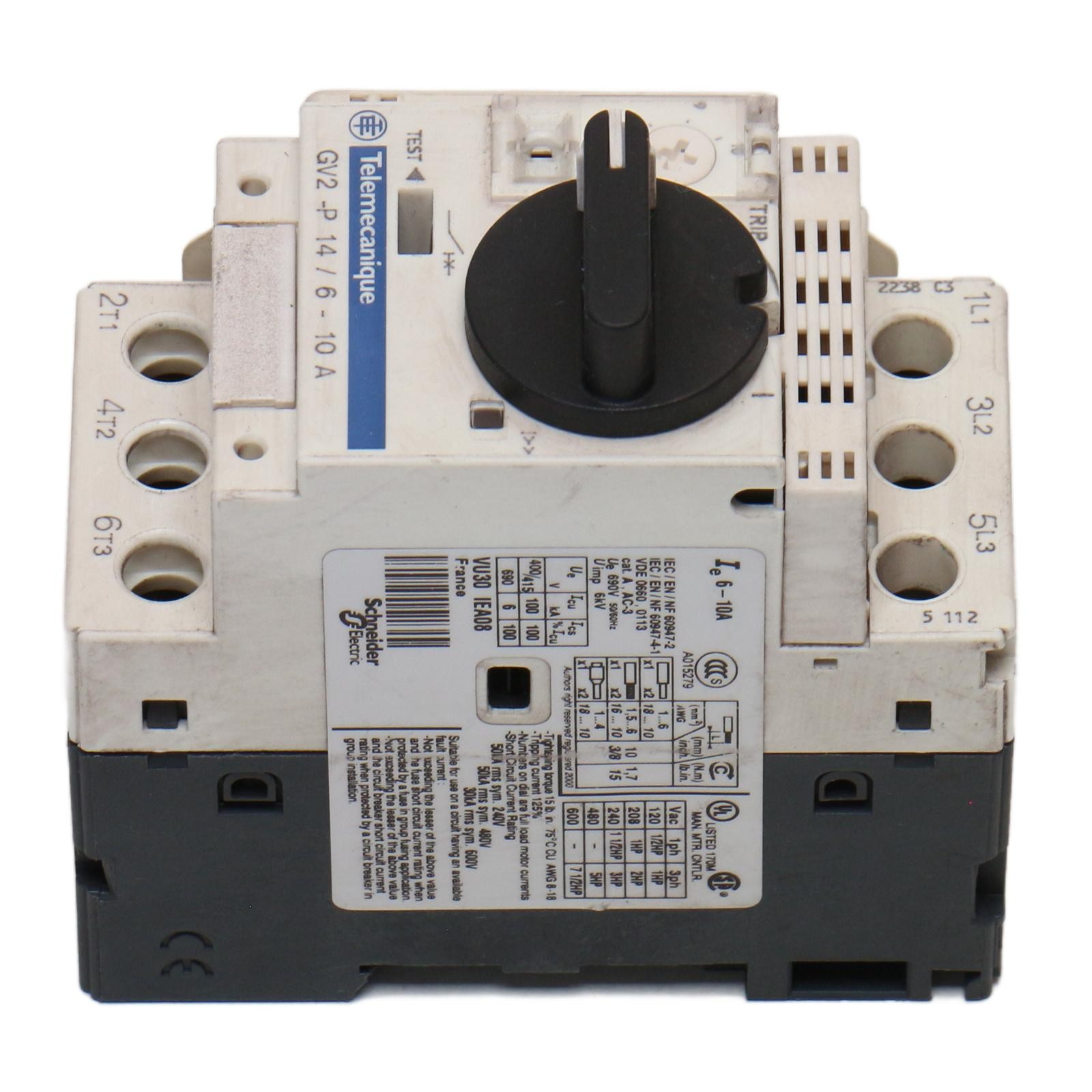 GV2-P14-6-10A + GVAN11 TELEMECANIQUE, “GV2-P14-6-10A + GVAN11 Telemecanique ….