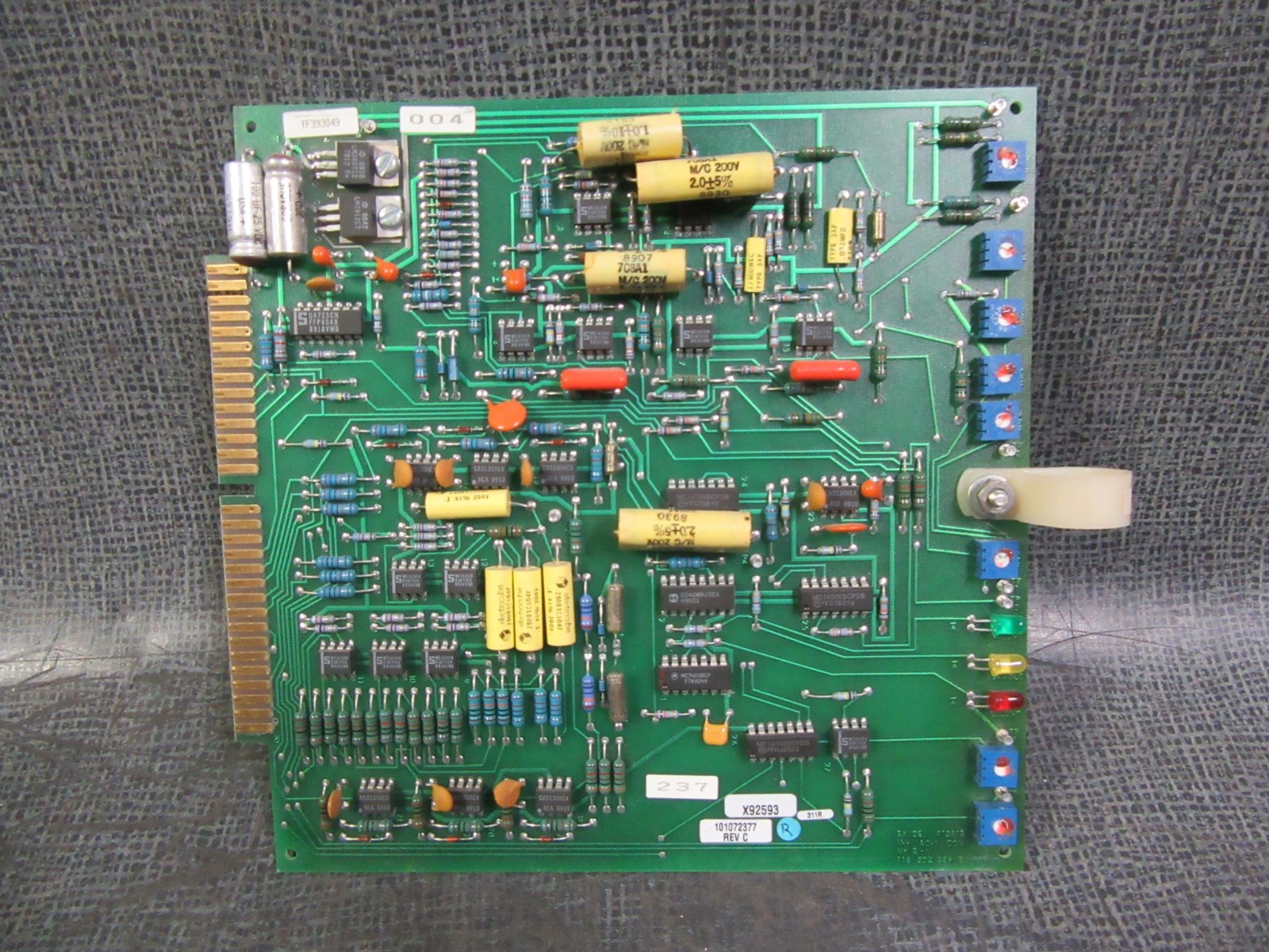 EXIDE INV ACVI CONT CARD CIRCUIT BOARD 101072377 REV C *WARRANTY INCLUDED*