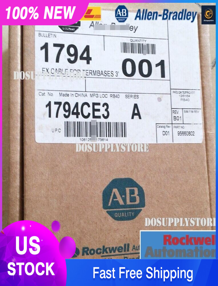 New AB 1794-CE3 Flex I/O Interconnect 3FT Extender Cable 1794CE3 1pcs
