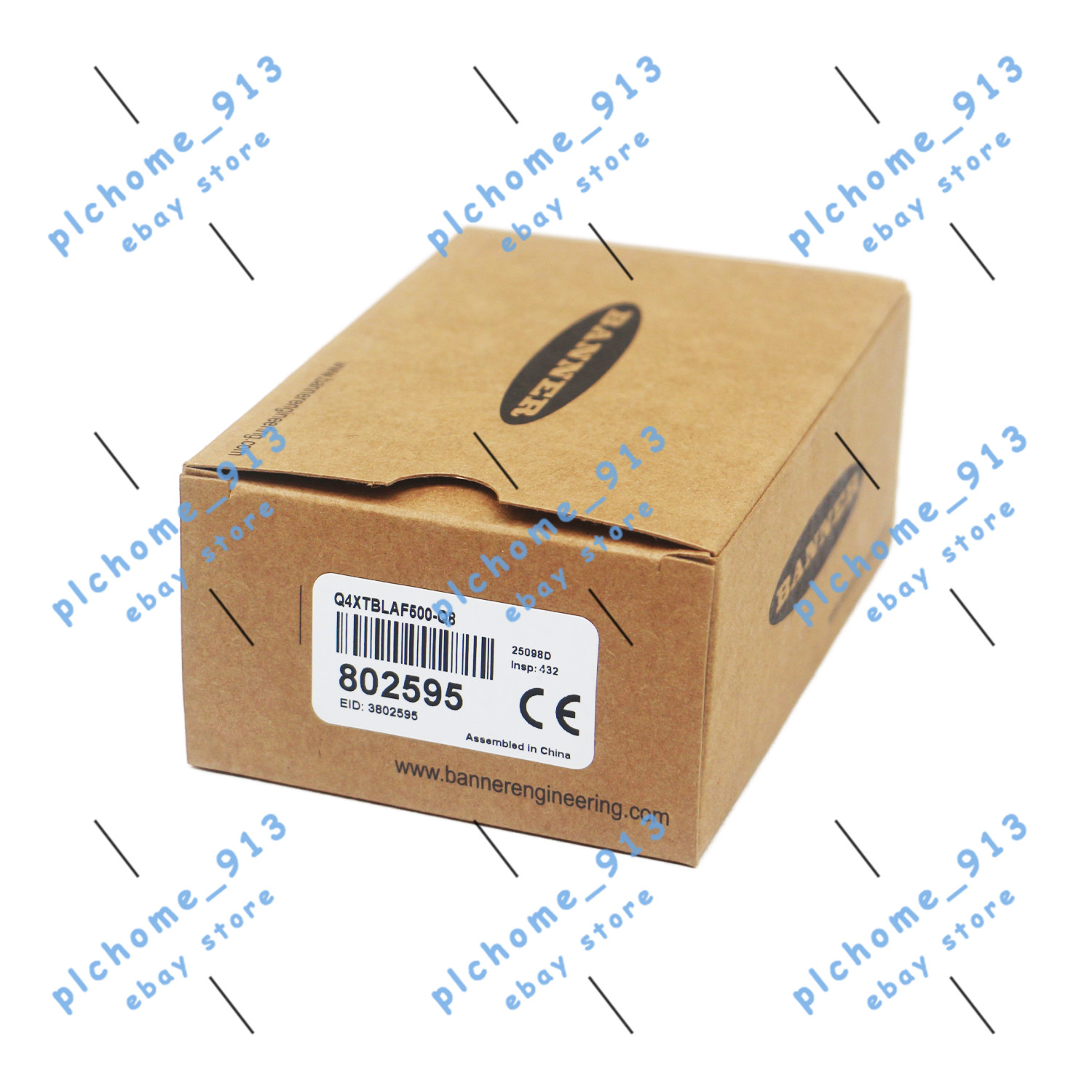 NEW BANNER Q4XTBLAF500-Q8 Laser Adjustable Field Range: 500 mm Input: 10-30 V dc