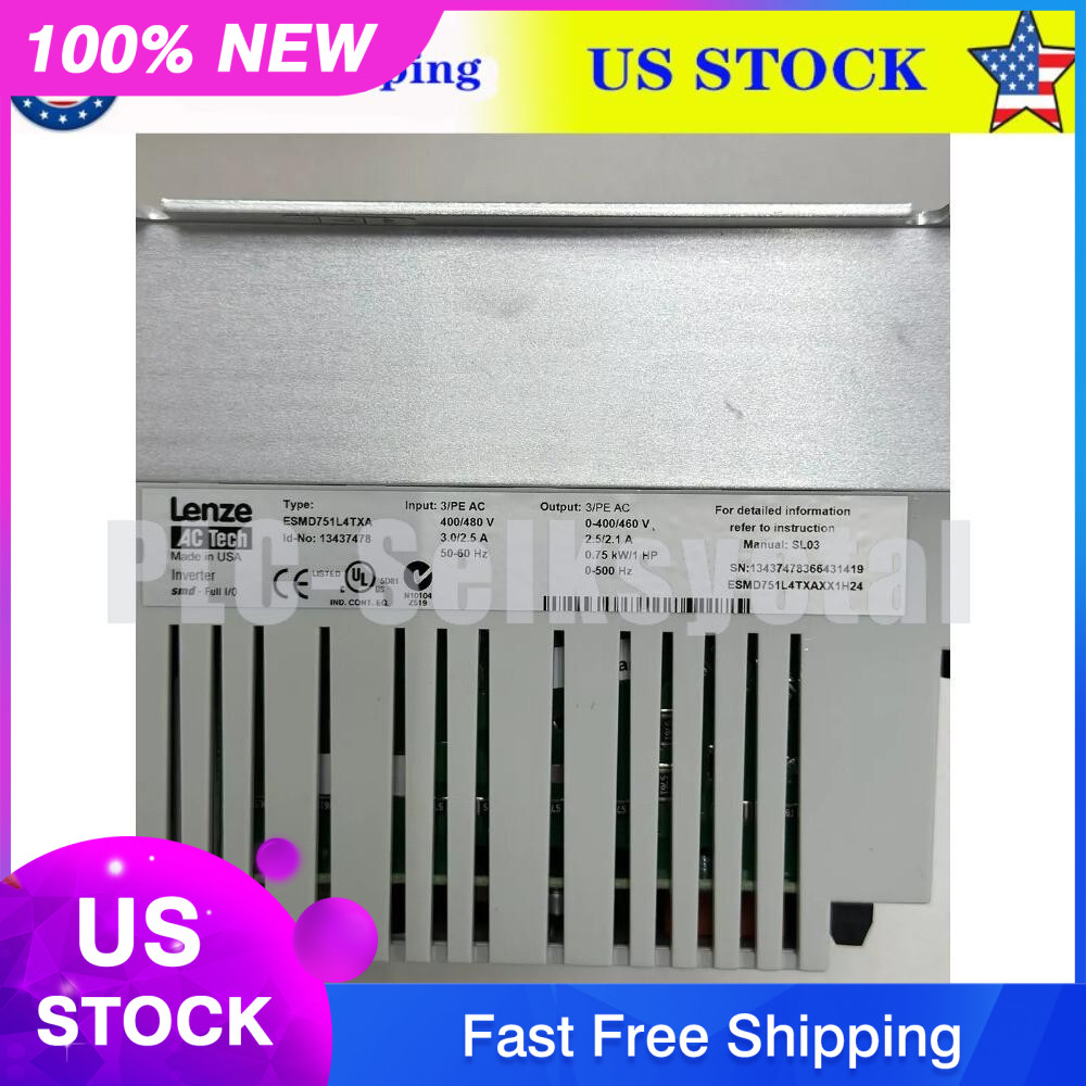 1PC NEW frequency converter ESMD751L4TXA 380V 0.75KW LENZE