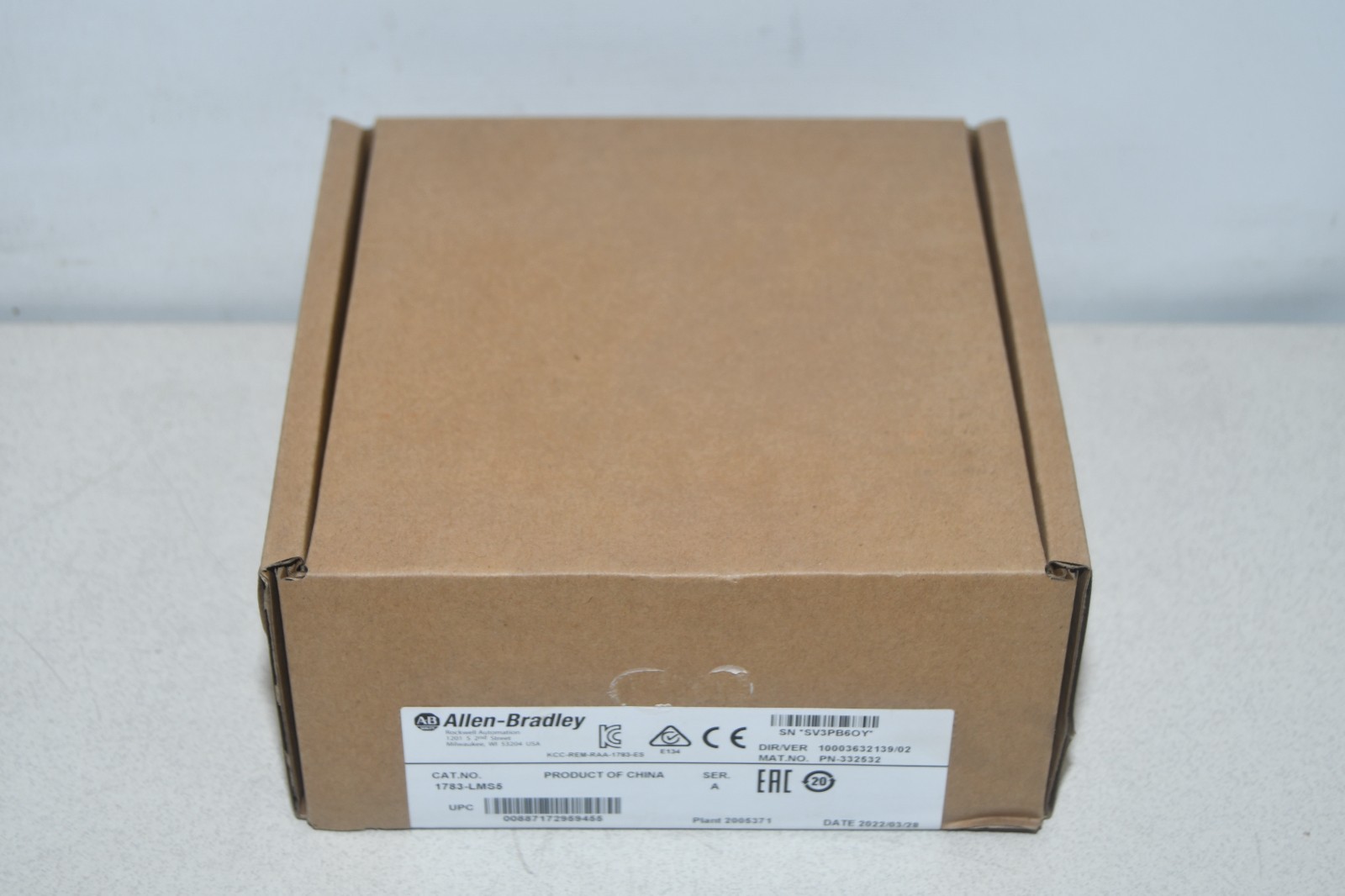 ^ AB 1783-LMS5 Stratix 2500 Lightly Managed Ethernet Switch Module #X8446