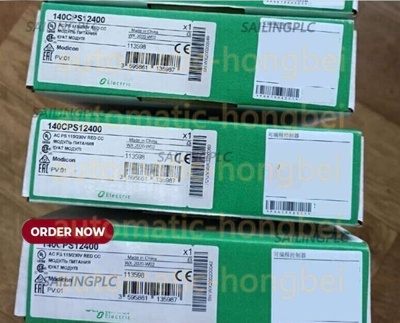 Free Tax Schneider 140CPS12400 Power Supply Module 140 CPS 12400 New In Box DHL