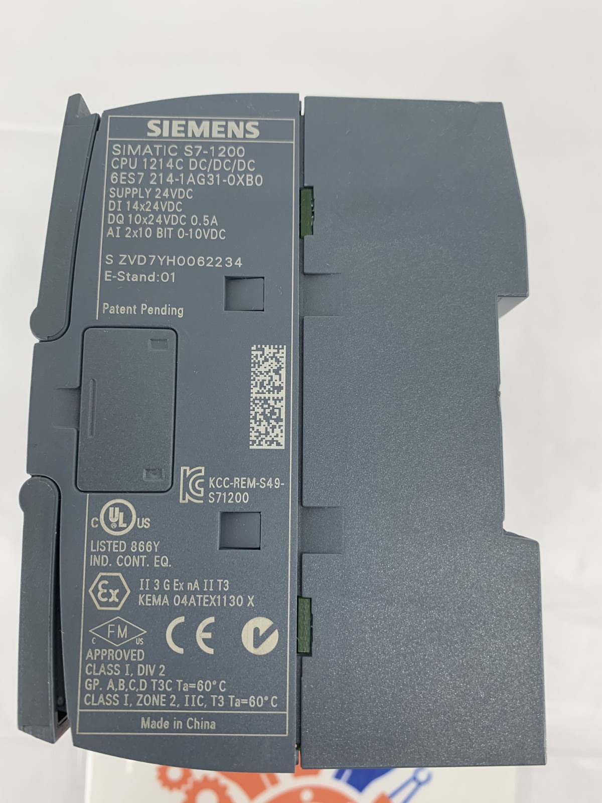 Siemens Simatic 6ES7214-1AG31-0XB0 S7-1200 CPU 1214C DC/DC/DC PLC I/O 14-Input
