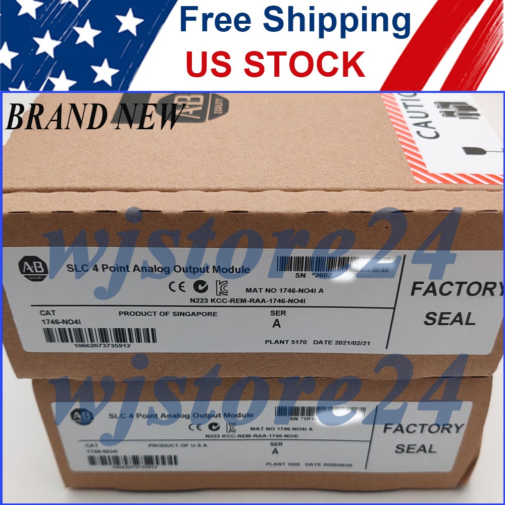 New NEW PLC Factory Sealed 1746-NO4I SER A SLC 500 Analog Ouput Module