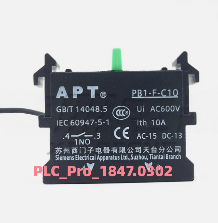 1PCS Siemens PB1-F-C10 APT button PB1S auxiliary contact Fast delivery