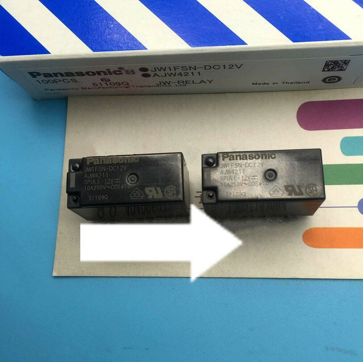 10pcs JW1FSN-DC12V NEW PANASONIC Relay JW1FSN DC12V Factory pack