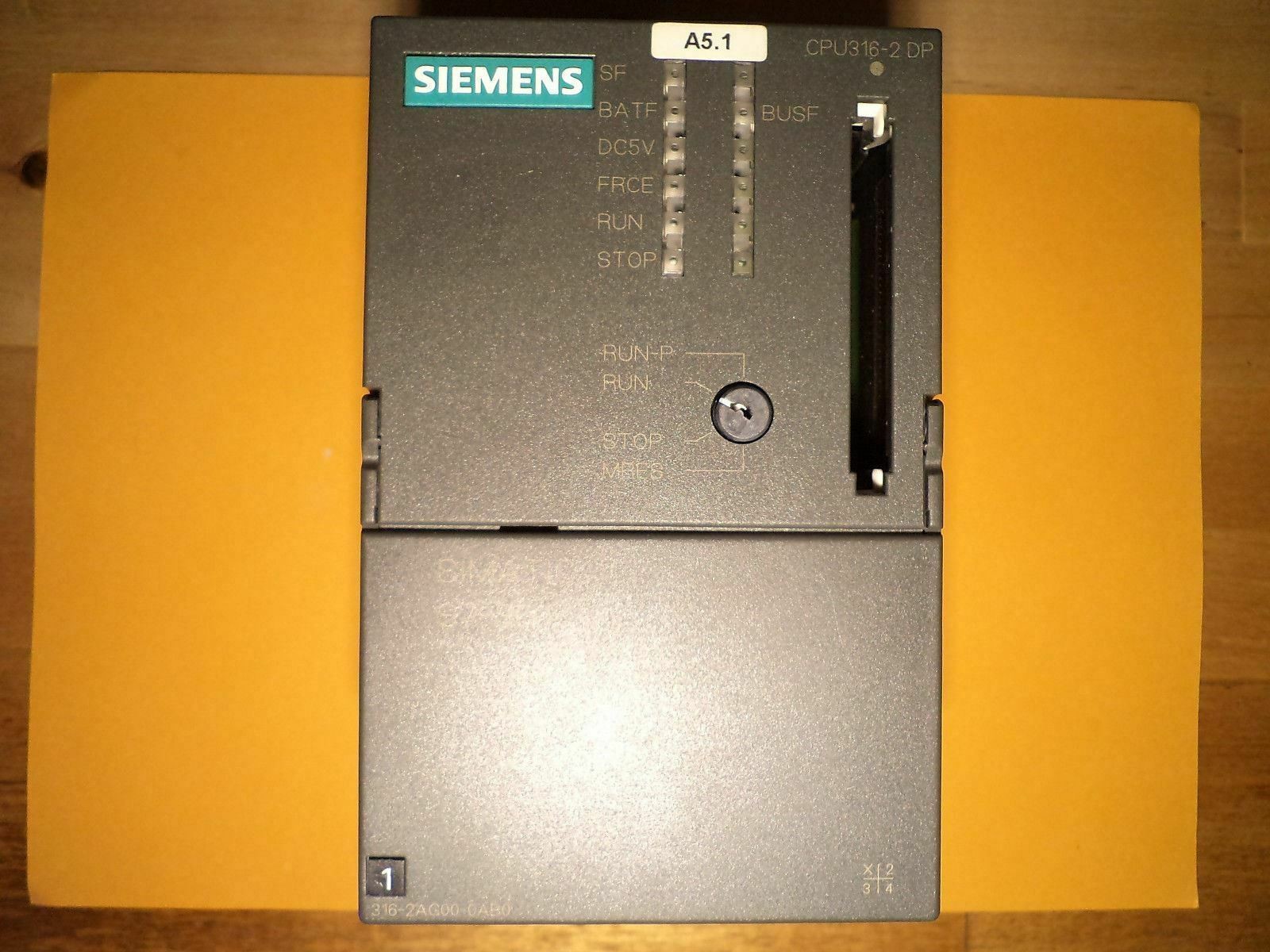 SIEMENS SIMATIC S7 300 6ES7 316-2AG00-0AB0 CPU316 2 DP 6ES7316 6ES73162AG000AB0