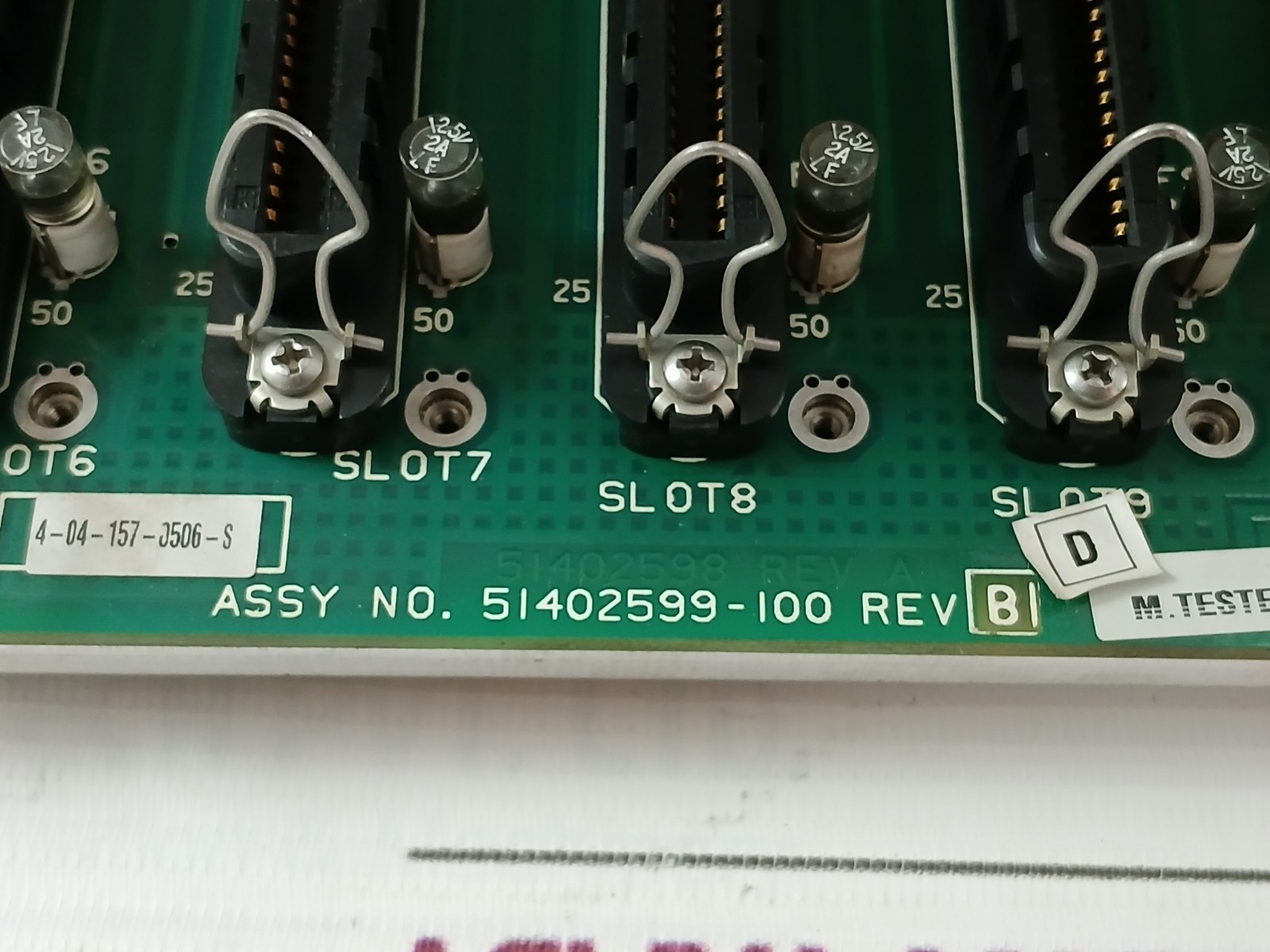 HONEYWELL 51402599-100 15 Slot I/O Backplane System 51304754-100 MU-PLAM02