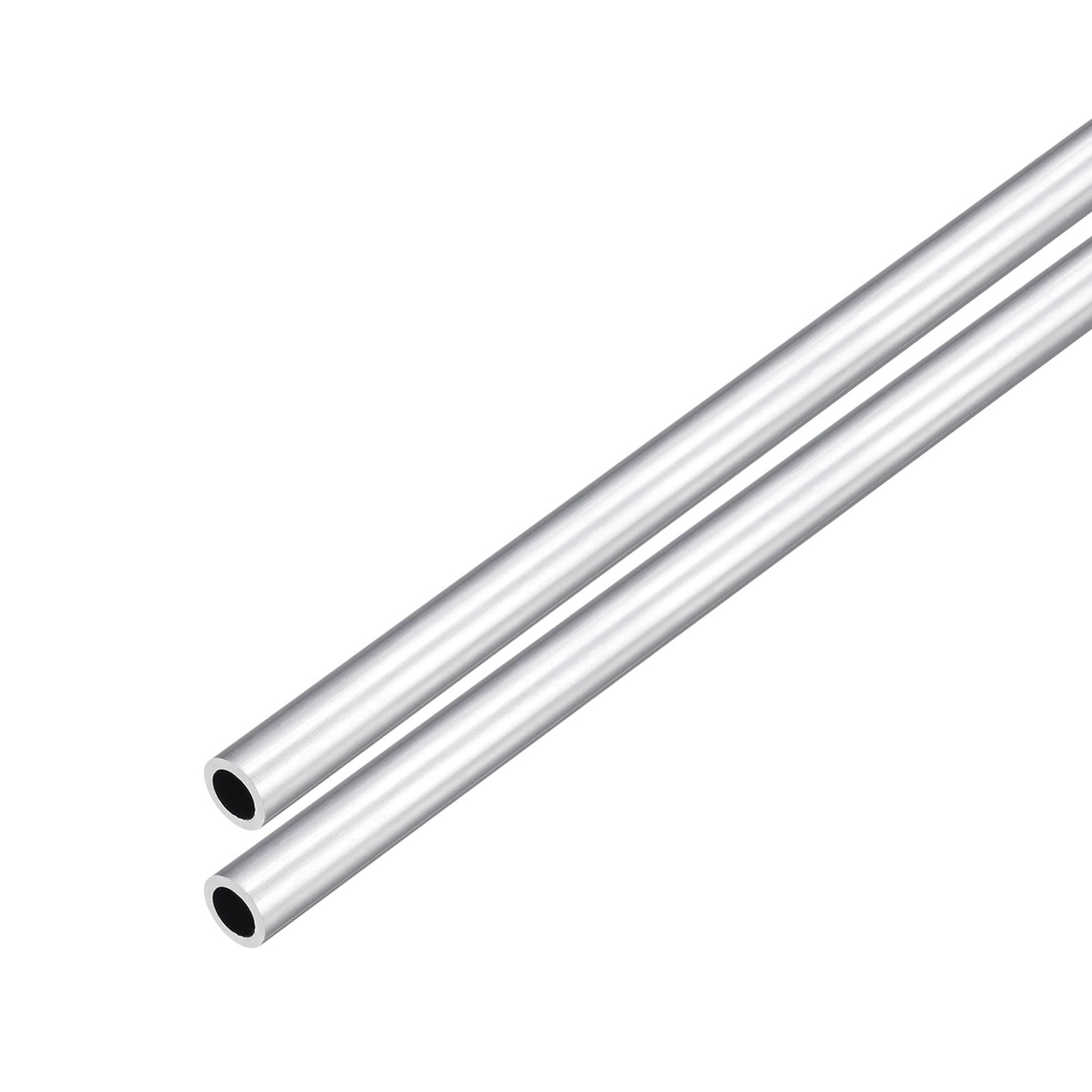 DMiotech 2Pack (8mm OD x 6mm ID) 6063 Aluminum 8mm x x 300mm, Silver