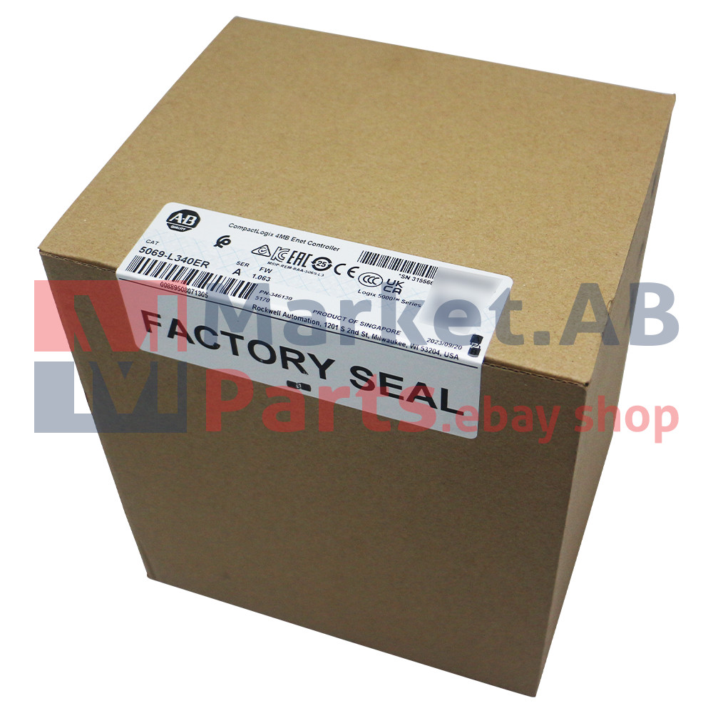New Allen Bradley 5069-L340ER CompactLogix Enet Controller 4 MB User Memory