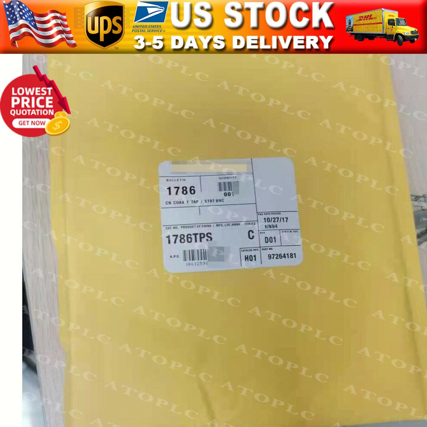 1786-TPS CONTROLNET COAX TAP CONNECTOR CABLE kit NEW IN BOX Spot Goods