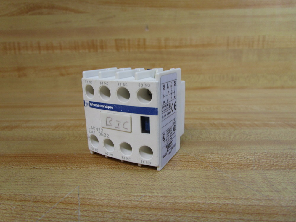 Telemecanique LAD-N22 Schneider Auxiliary Contact LADN22 038403