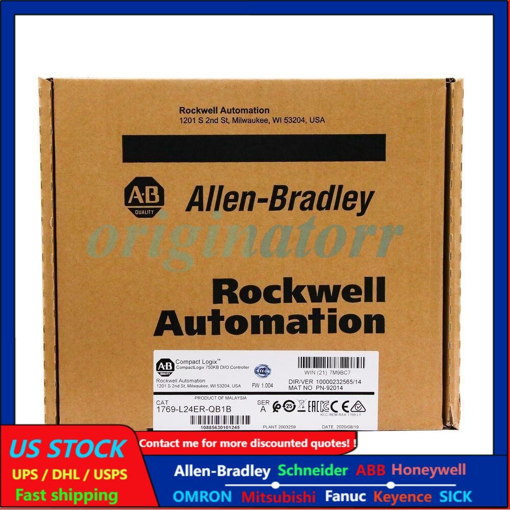 Allen-Bradley CompactLogix 1769-L24ER-QB1B 750KB DI/O Controller 1769L24ERQB1B