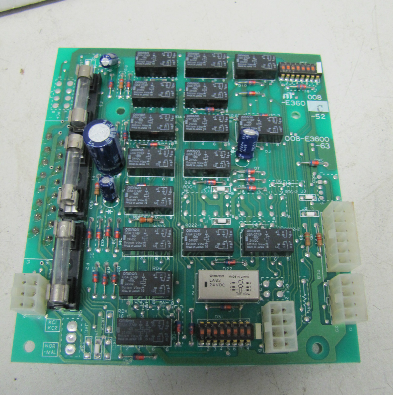 MURATA CIRCUIT BOARD CARD 008-E360C-52 008-E360-52 008-E3600-63