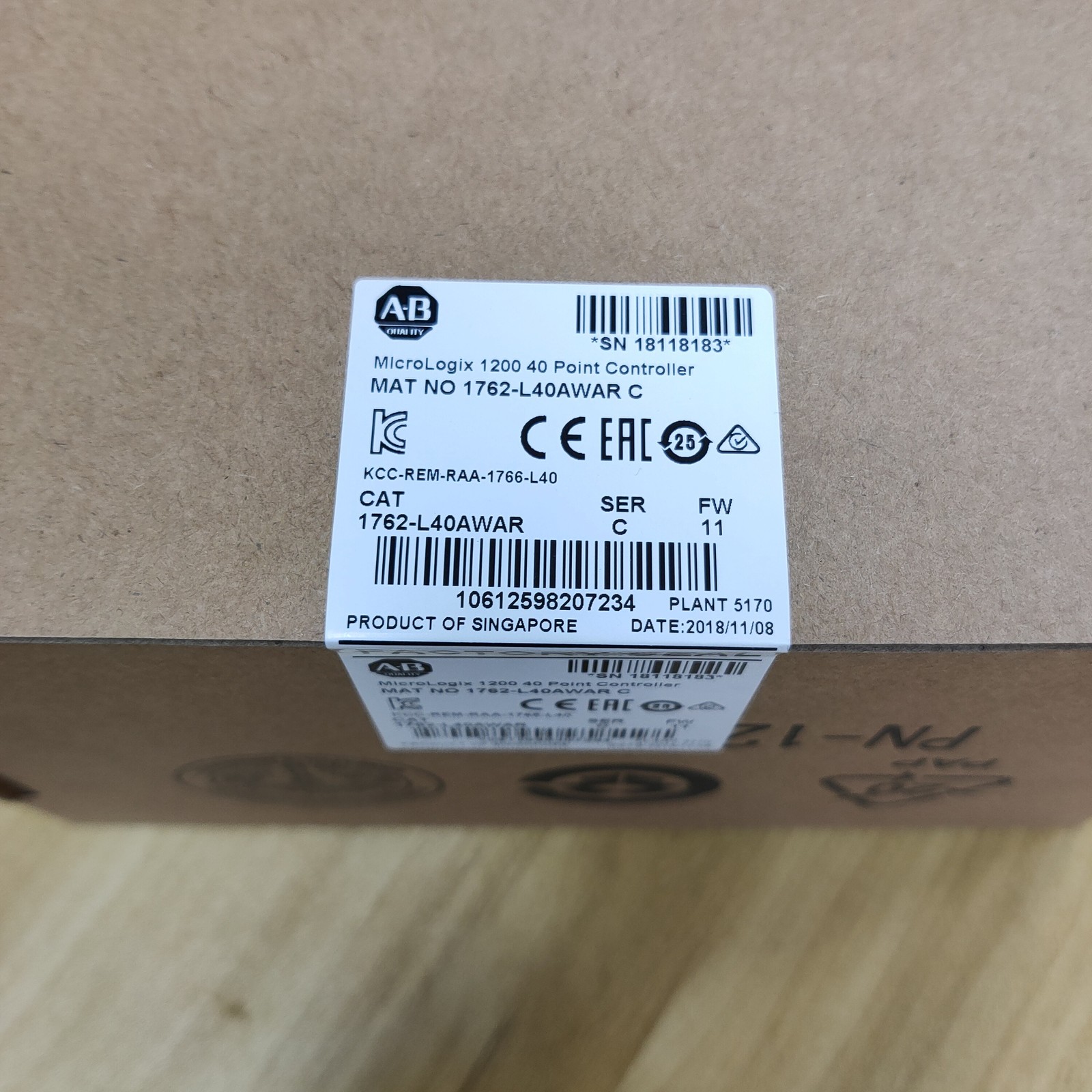 AB 1762-L40AWAR Programmable Logic Controller 1762-L40AWAR New US PLC