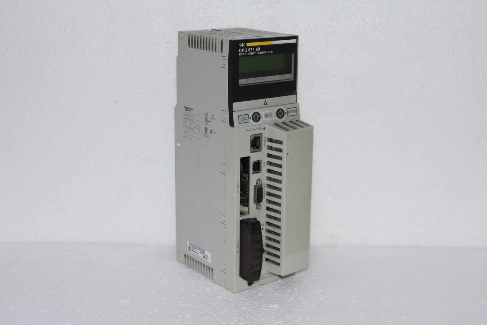 Schneider 140CPU67160 Unity Hot Standby Processor with Multimode Ethernet