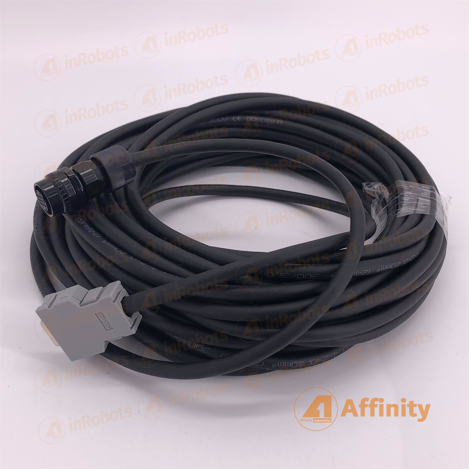 15M FANUC Encoder Cable Motor Drive Straight Connector High Flex Industrial