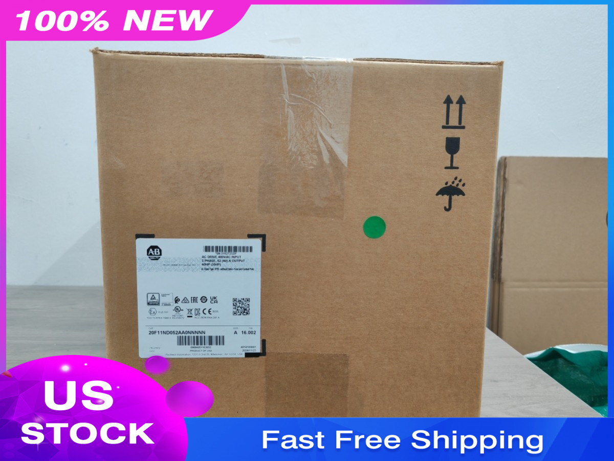 20F11ND052AA0NNNNN AB PowerFlex Air Cooled 753 AC Drive New In Box