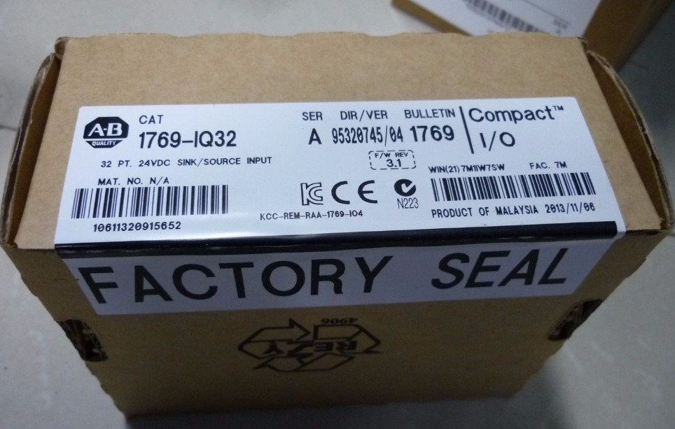New Factory Sealed AB 1769-IQ32 /A CompactLogix 24V DC Input Module