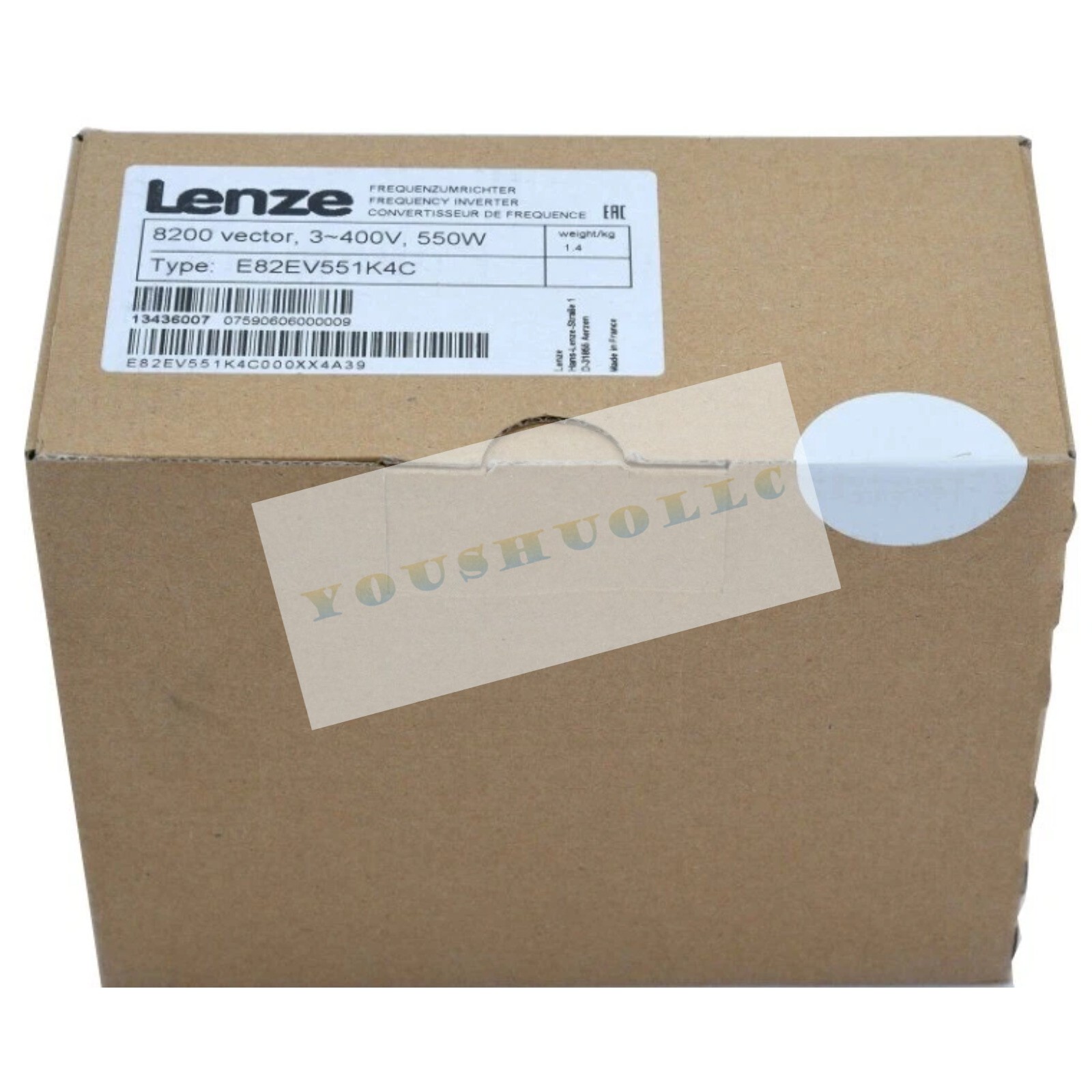 1pc E82EV551K4C LENZE E82EV551_4C Inverter 8200 Vector 0.55kW