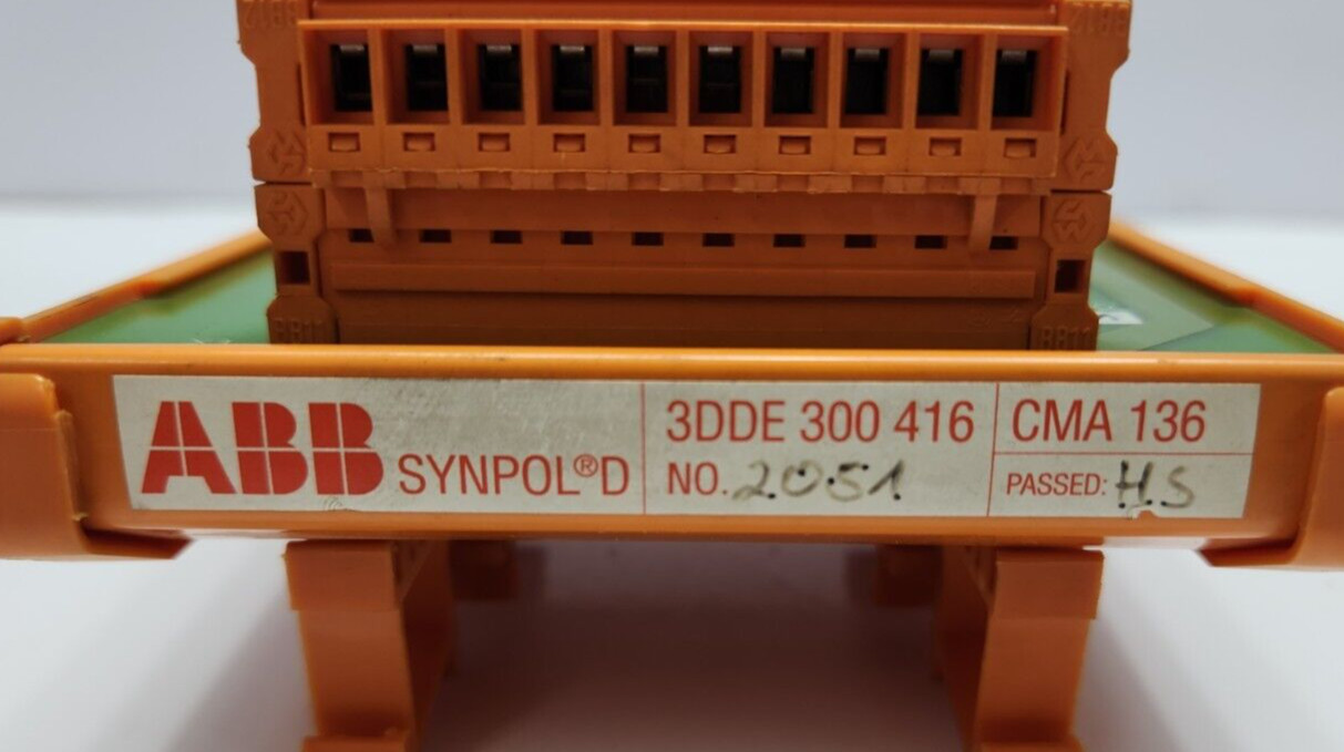 ABB CMA 136 SYNPOL D PCB CARD MODULE 3DDE 300 416