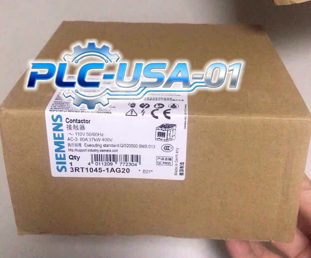 1PCS New Siemens 3RT1045-1AG20 110V AC Contactor 3RT10451AG20 Fast shipment