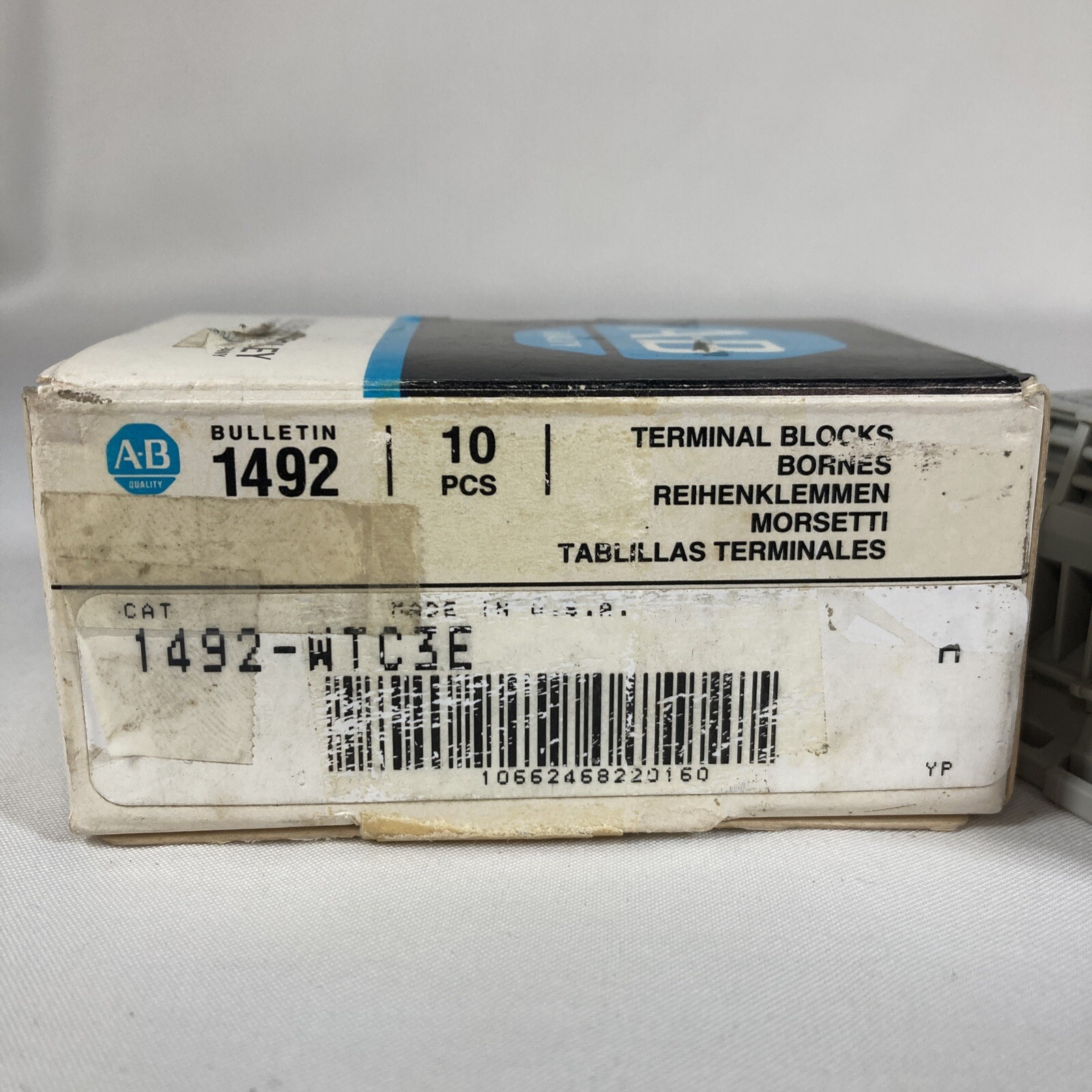 Allen Bradley 1492-WTC3E Thermocouple Blocks 1492WTC3E (Pack of 10)
