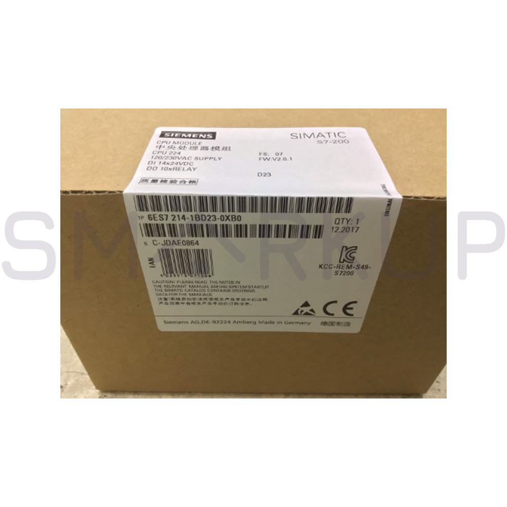 New In Box SIEMENS 6ES7214-1BD23-0XB0 CPU Module