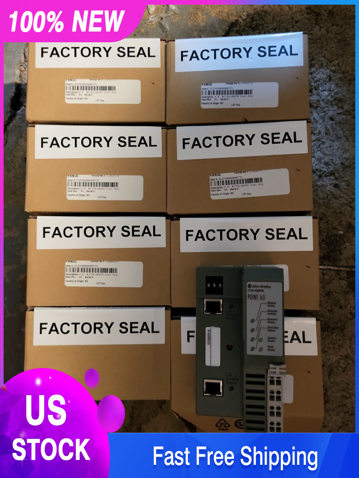 Allen-Bradley 1734-AENTR I/O Dual Port Network Adaptor Module