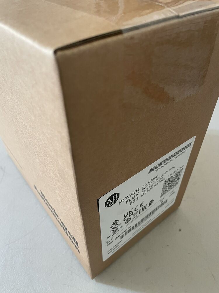 New Sealed Allen-Bradley 25A-D4P0N104 Ser B PowerFlex 523 AC Drive 1.5kW 2.0HP
