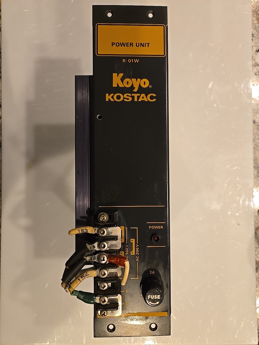 KOYO R-01W KOSTAC PLC CPU Power Unit NISSEI Plastic Mold Injection CPU