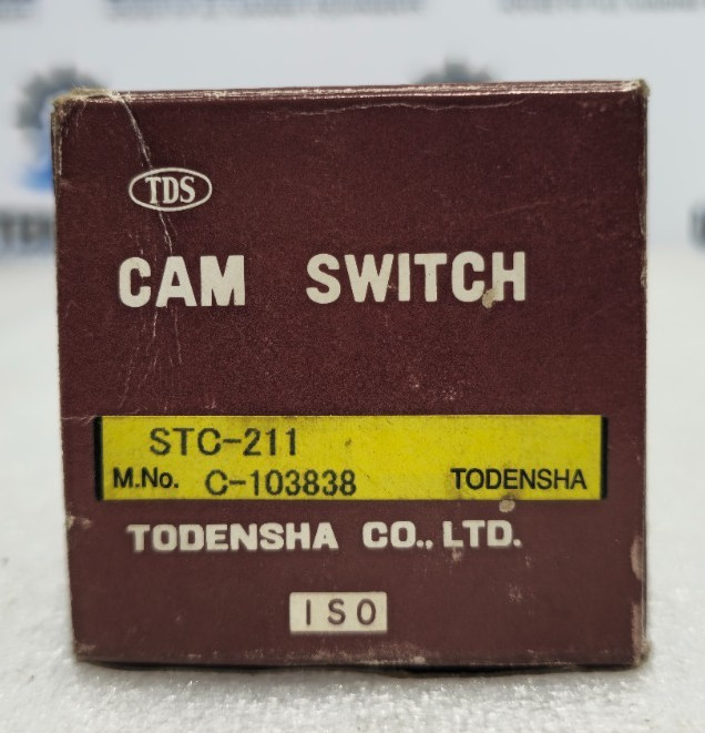 TODENSHA STC-211 Rotary Cam Switch 20A 600VAC M.No. C-103838