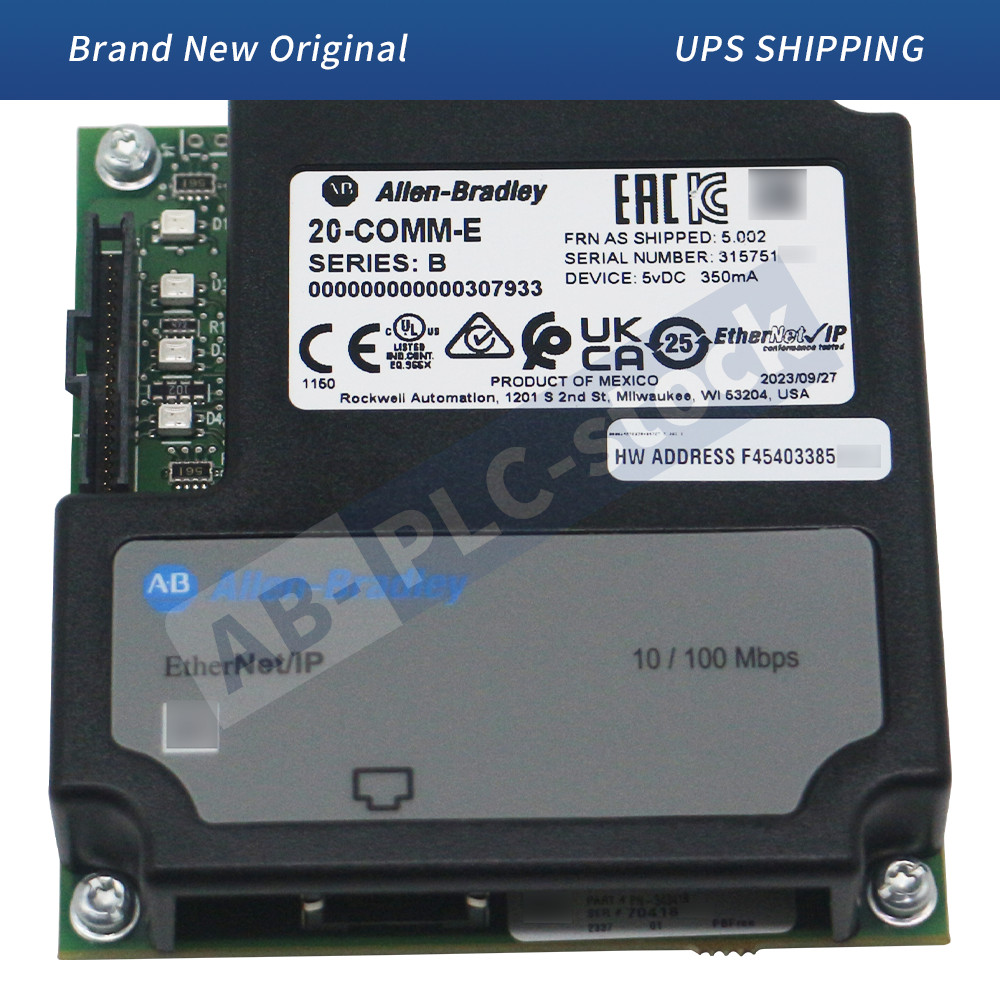 New Allen-Bradley 20-COMM-E PowerFlex Architecture Class EtherNet/IP