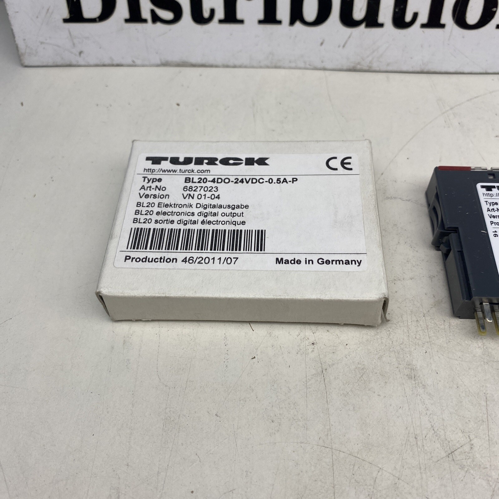 TURCK DIGITAL OUTPUT , BL20-4DO-24VDC-0.5A-P