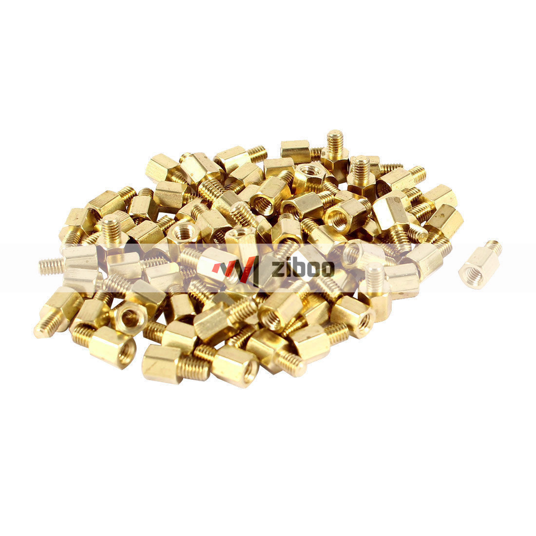 88Pcs PC PCB Motherboard Brass Standoff Hexagonal Spacer M3 5mm+4mm 10 mm x 5✦Kd