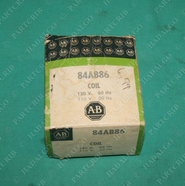 Allen Bradley, 84AB86, Coil Contactor Starter 110/120V NEW