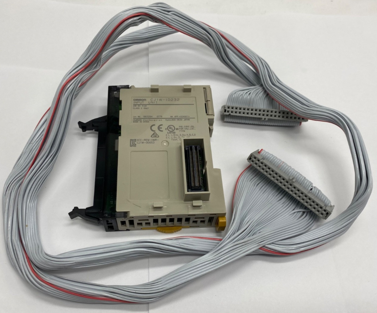 Omron CJ1W-1D232 input module with cable for Sysmac CJ-series PLC