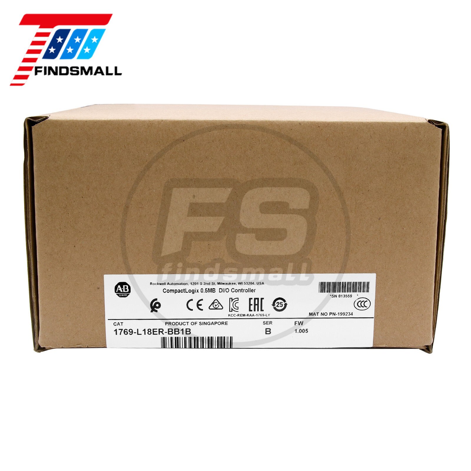 2023 AB NEW 1769-L18ER-BB1B 0.5MB DI/O Controller **REAL USA SELLER**