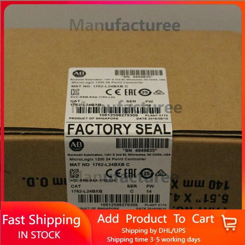 New Sealed 1762-L24BXB SER C MicroLogix 1200 24 Point Controller In Stock