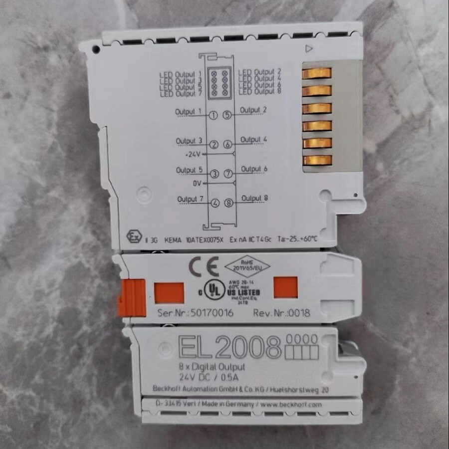 New BECKHOFF EL2008 EL2008-0000 8-channel Digital Output Terminal In Box