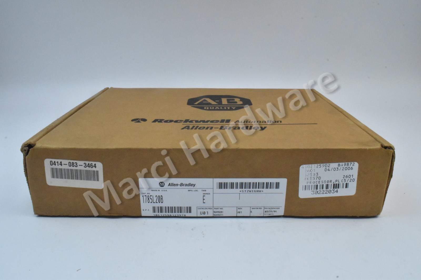 SEALED Allen Bradley 1785-L20B Ser E PLC-5/20 16K Word SRAM 1785-L20B/E
