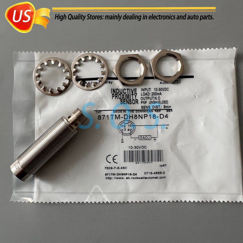 NEW 871TM-DH8NP18-D4 For Allen-Bradley Proximity Switch 871TMDH8NP18D4