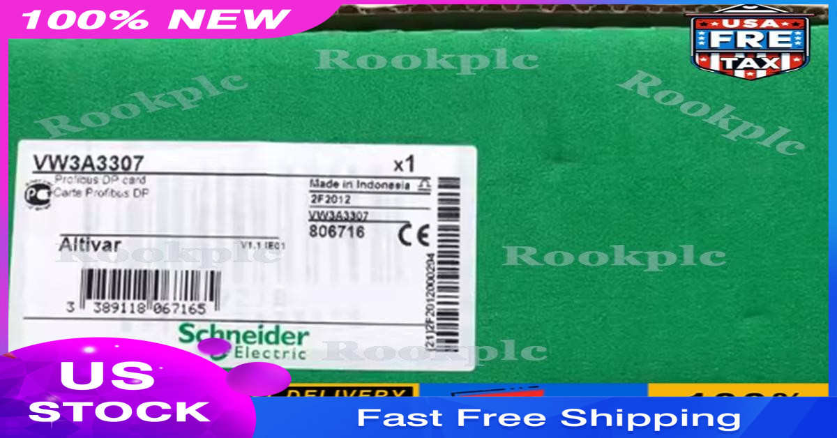 NEW Schneider VW3A3307 PROFIBUS DP Option Card ATV71