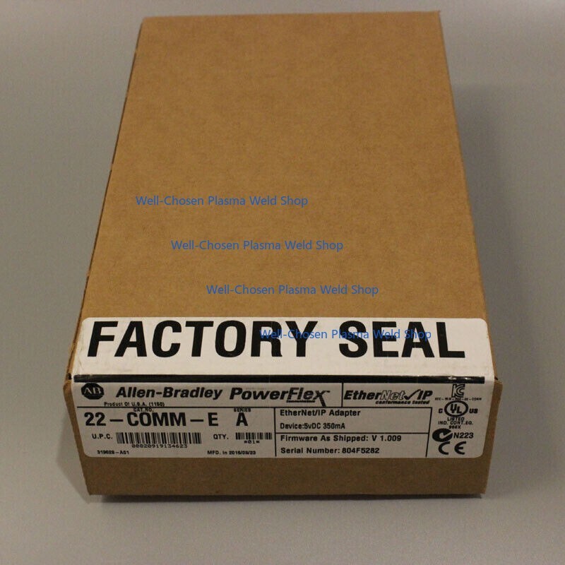 New Factory Sealed Allen-Bradley 22-COMM-E / A Ethernet/IP Comm Adapter 22COMME