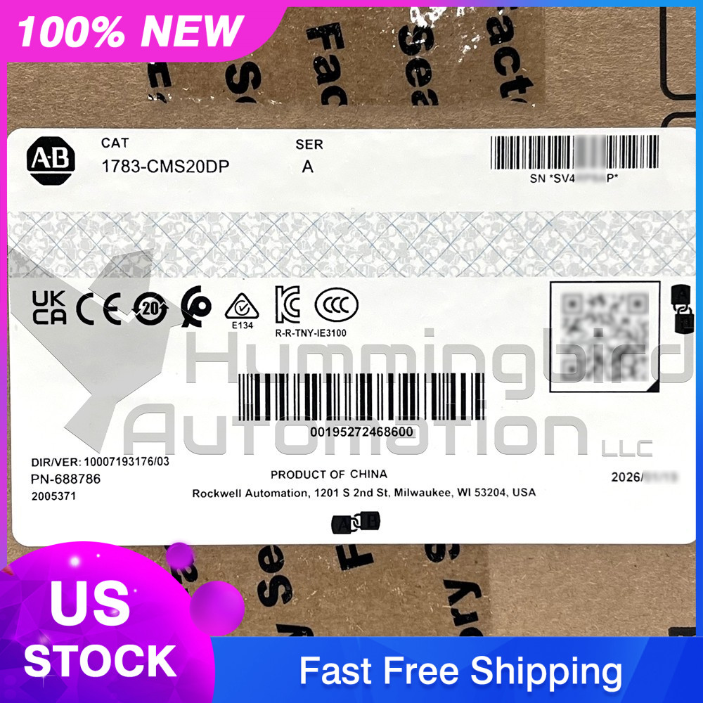 2026 Allen Bradley 1783-CMS20DP Stratix 5200 SEALED Managed Ethernet Switch USA