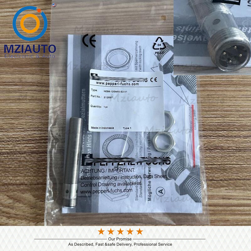 4Pins Proximity Sensor Switch NEB812GM50E2V1 For Pepperl+Fuchs NEB8-12GM50-E2-V1
