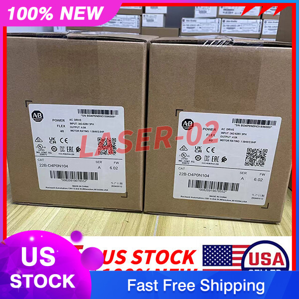 NEW AB 22B-D4P0N104 / AB 22B-D4PON104 PowerFlex 40 AC Drive 2hp 480VAC